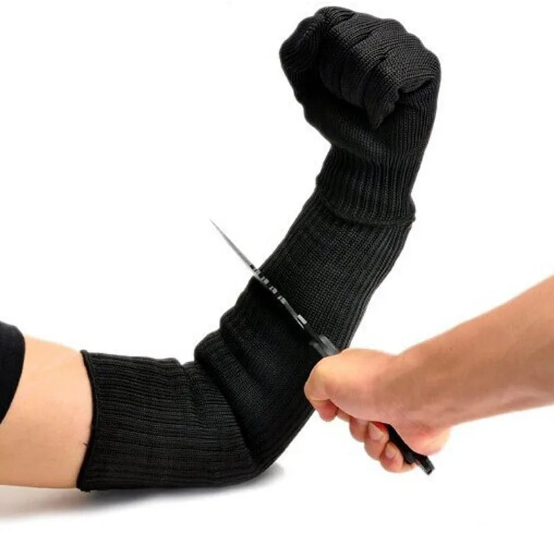 Cutting Outdoor Self-defense Arm Guard Against Glass Knife Cut Steel Mesh Cuff Cut-resistant Protective Safety Sleeves