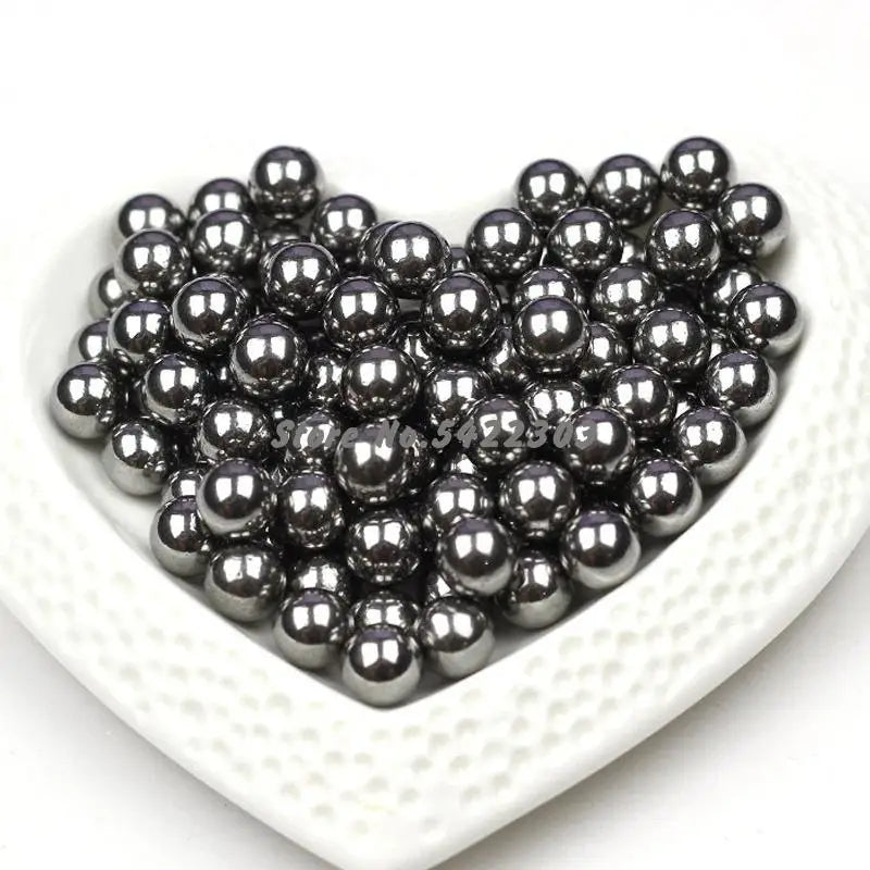 60/100pcs  Hunting Slingshot Balls Stainless Ammo Steel Balls For Sling Shot Stainless Steel Balls For Shooting 6mm 8mm 9mm 10mm