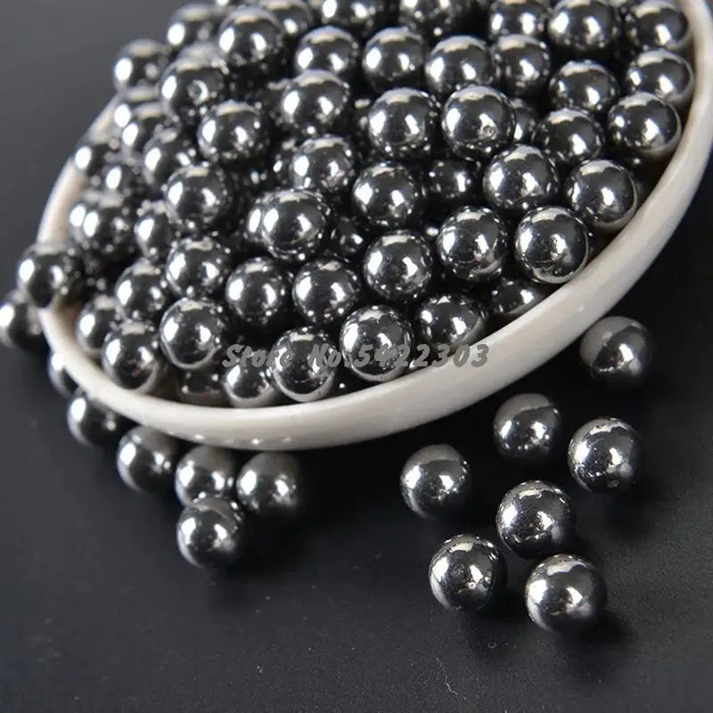 60/100pcs  Hunting Slingshot Balls Stainless Ammo Steel Balls For Sling Shot Stainless Steel Balls For Shooting 6mm 8mm 9mm 10mm