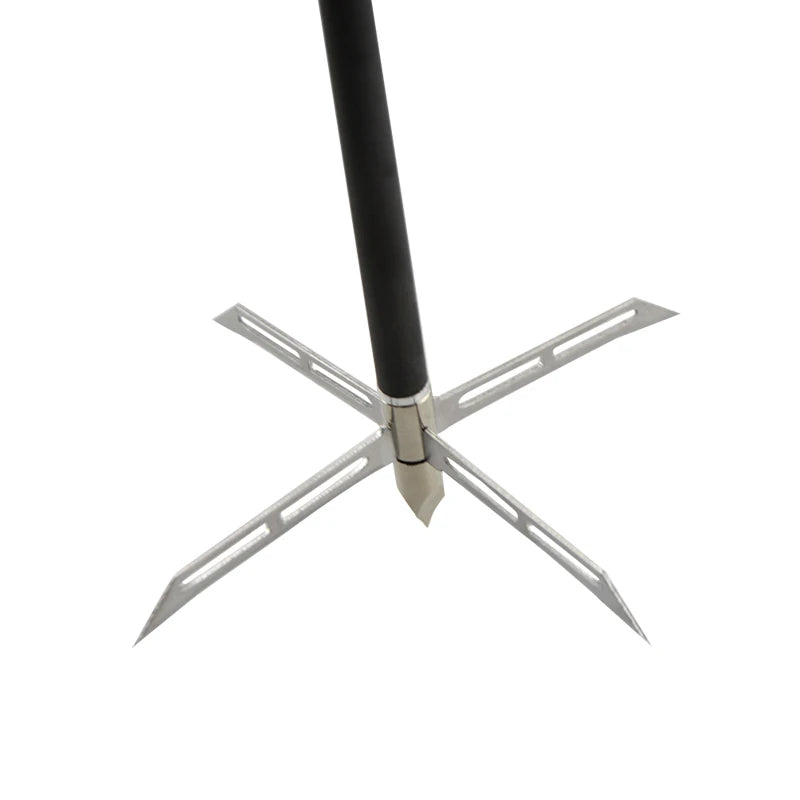 6/12pcs Archery Hunting Tips Arrowheads 128gr 4 Blade Broadheads Arrow Points Large Cut Bow Arrow Shooting Archery Accessories