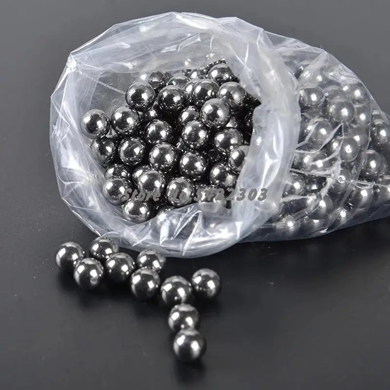 60/100pcs  Hunting Slingshot Balls Stainless Ammo Steel Balls For Sling Shot Stainless Steel Balls For Shooting 6mm 8mm 9mm 10mm