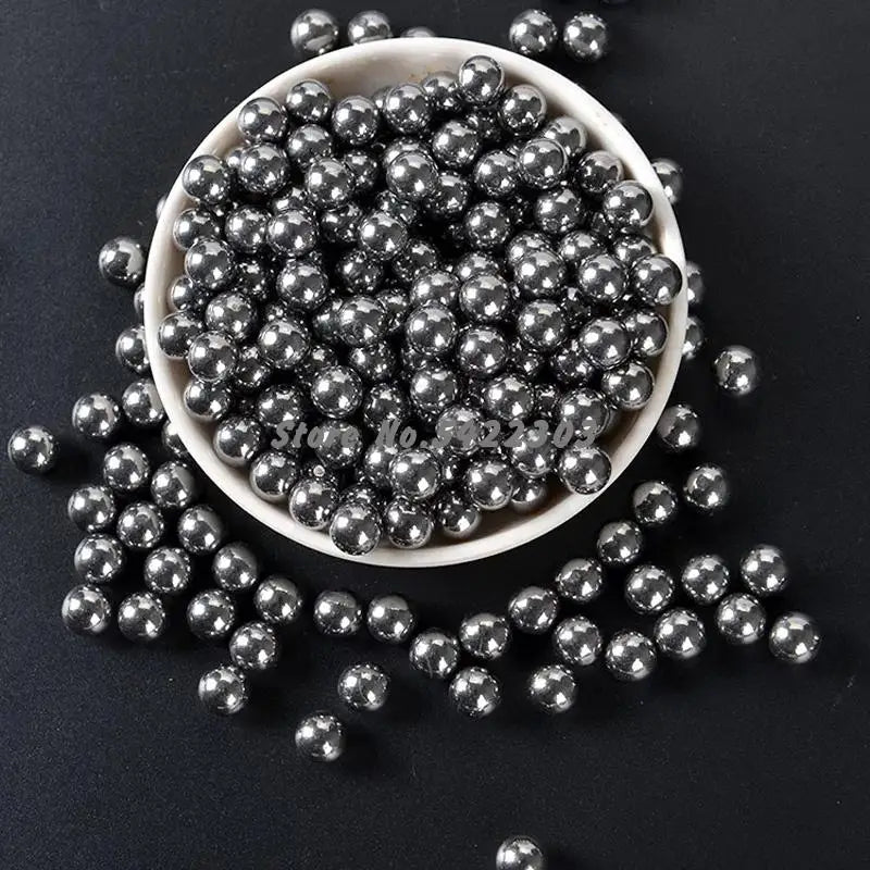 60/100pcs  Hunting Slingshot Balls Stainless Ammo Steel Balls For Sling Shot Stainless Steel Balls For Shooting 6mm 8mm 9mm 10mm