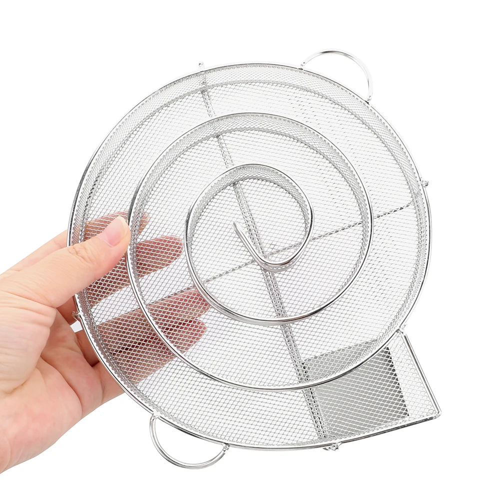 Stainless BBQ Tools Steel Barbecue Grill Smoker Wood Dust Hot New Cold Smoke Generator Chip Smoking Box