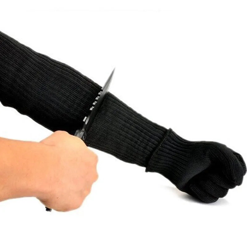 Cutting Outdoor Self-defense Arm Guard Against Glass Knife Cut Steel Mesh Cuff Cut-resistant Protective Safety Sleeves