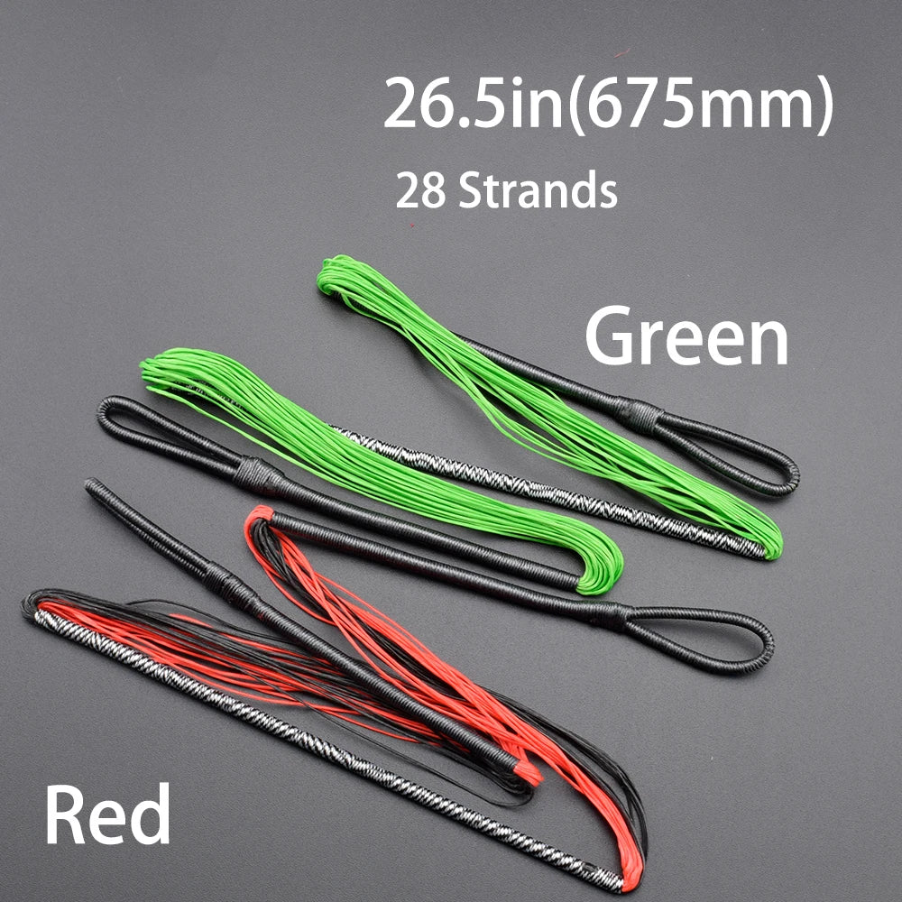 Crossbow String Archery Bow Replacement String HMPE 1600D Bowstring Material for Adder EK R9 and Others Crossbow Red/Green