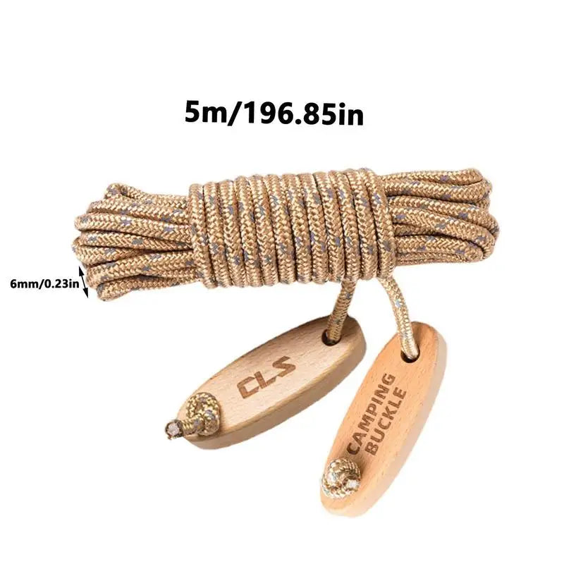 Reflective Paracord Solid Braid Outdoor Rope 6 Mm Para Cord Lanyard Reflective Survival Paracord Tent Accessory For Hiking Water