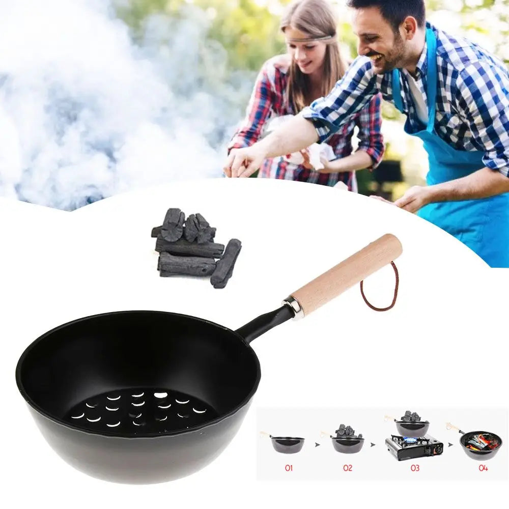 Portable Backyard Outdoor Hiking Camping BBQ Charcoal Grill Tool Charcoal Fire Chimney Starter Outdoor Stove