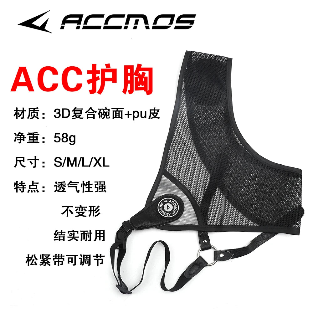 Archery Adjustable Chest Guard Protector single Layer Durable Fabric for Traditional Recurve Bow Right/Left Hand Archer