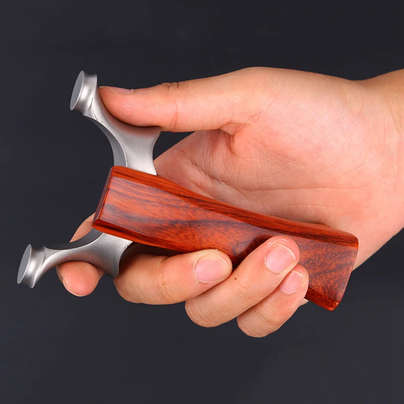 Hunting Slingshot Accessories Outdoor Game Pull Belt Fast Rebound Great Power Rubber Band Powerful Sling shot Solid wood handle