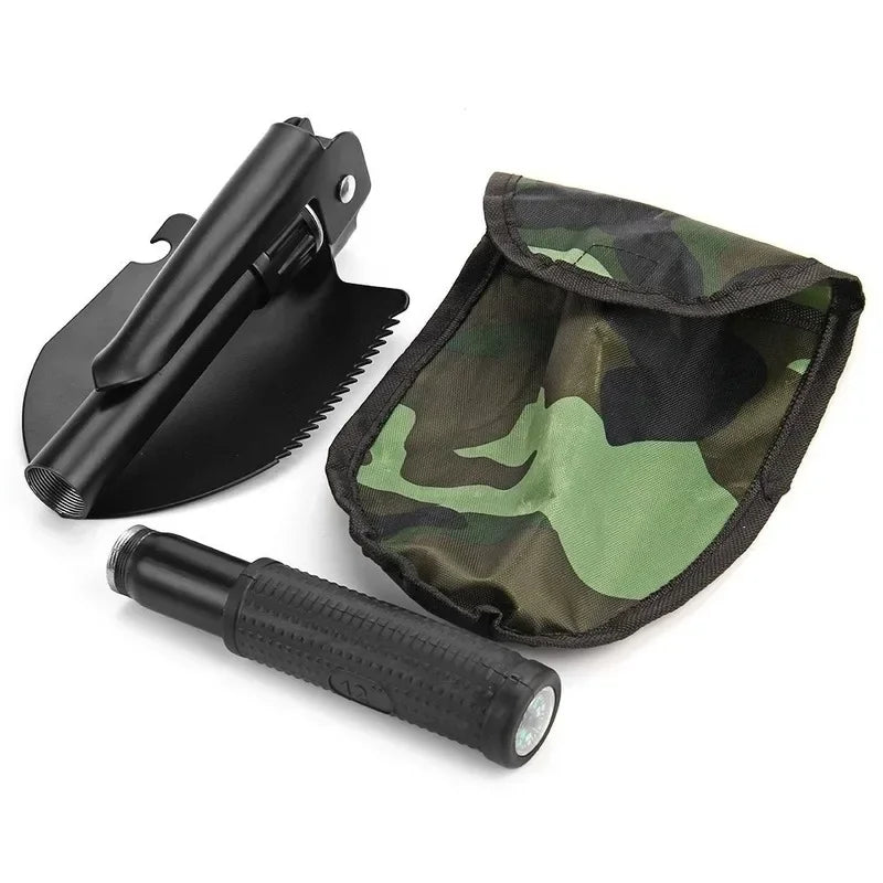 New Multi-functional Small Size Engineering Shovel Folding Self-defense Military Shovel Outdoor Camping Equipment Tool Survival
