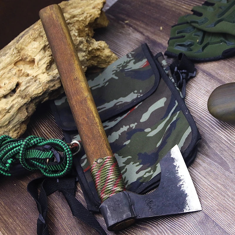 High carbon steel Forged hand Axe Camping equipment outdoor axe knife fire axe wooden axe camping wood chopping chopping axe