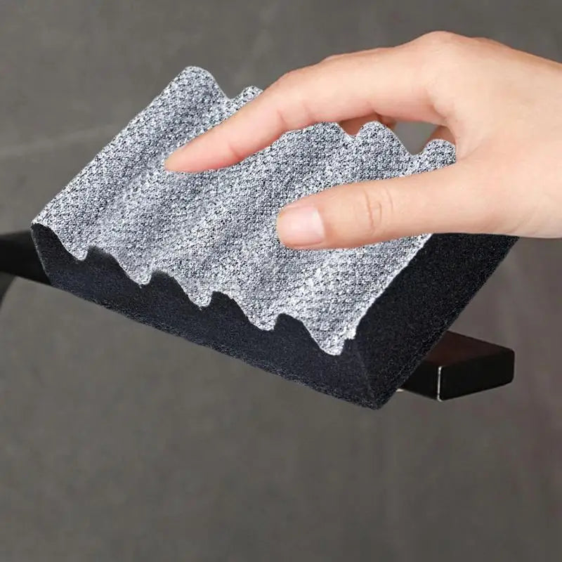 Grilling Cleaning Brush Pan Cleaning Brush Scouring Pad Outdoor Grill Accessories BBQ Cleaning Brush Household Kitchen Utensils