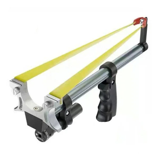 Hunting Slingshot Adjustable Fiber Optic Sight Steel Sling Shot Catapult Slingshots Replacement Rubber Bands Shoot Ammo Balls