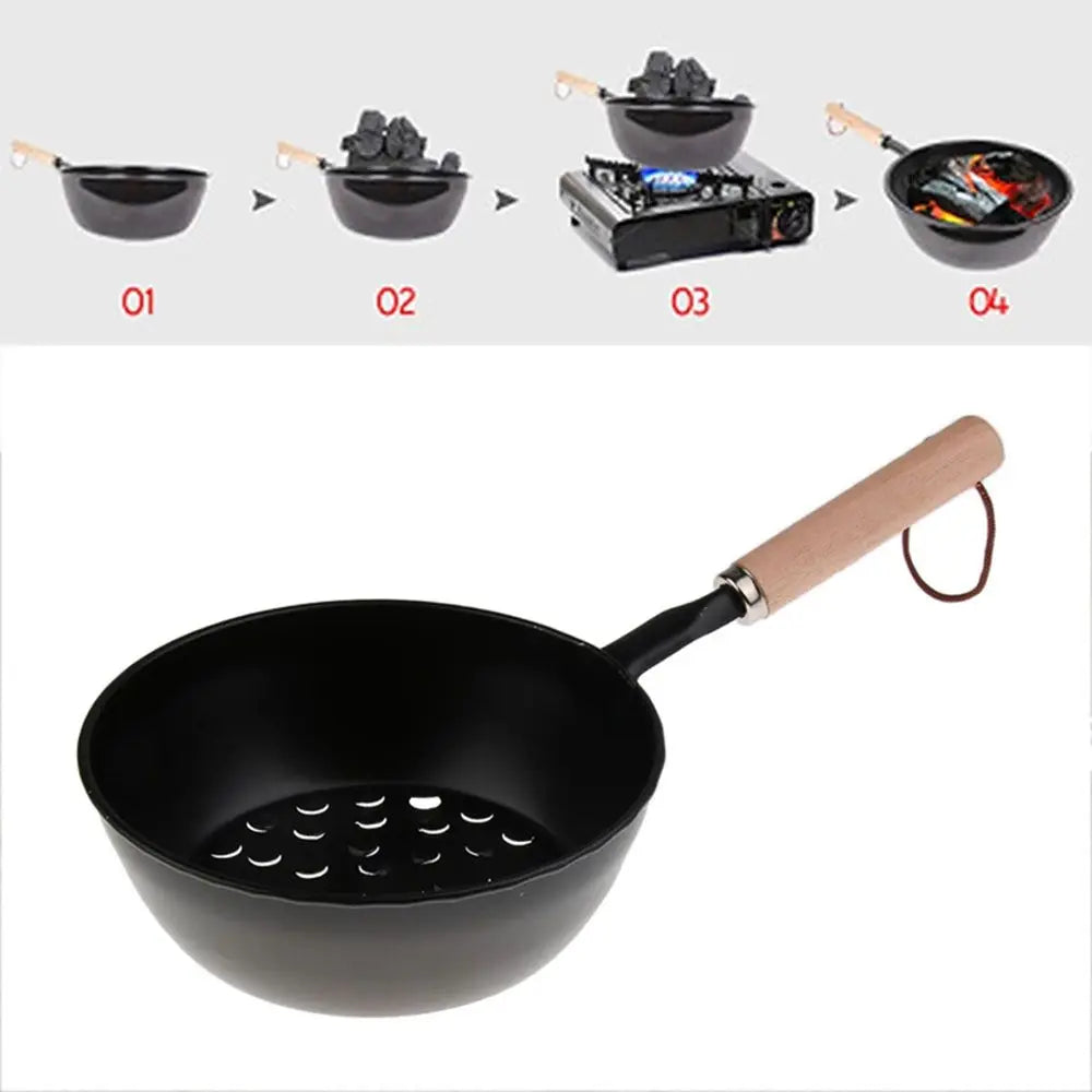 Portable Backyard Outdoor Hiking Camping BBQ Charcoal Grill Tool Charcoal Fire Chimney Starter Outdoor Stove