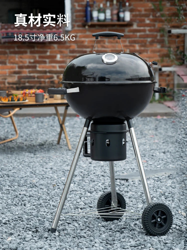 Barbecue grill home apple stove outdoor barbecue grill villa patio stove American BBQ