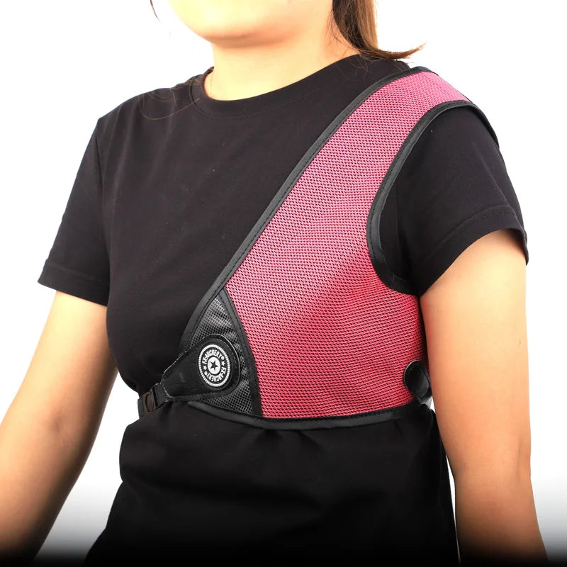 Archery Adjustable Chest Guard Protector single Layer Durable Fabric for Traditional Recurve Bow Right/Left Hand Archer