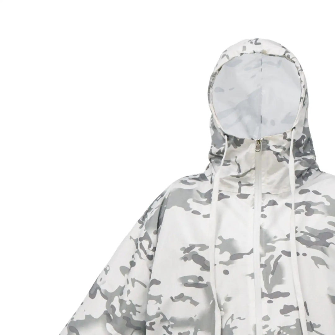 Rain Suit for Men Lightweight Hooded Jacket Workwear Outdoor Rain Coat