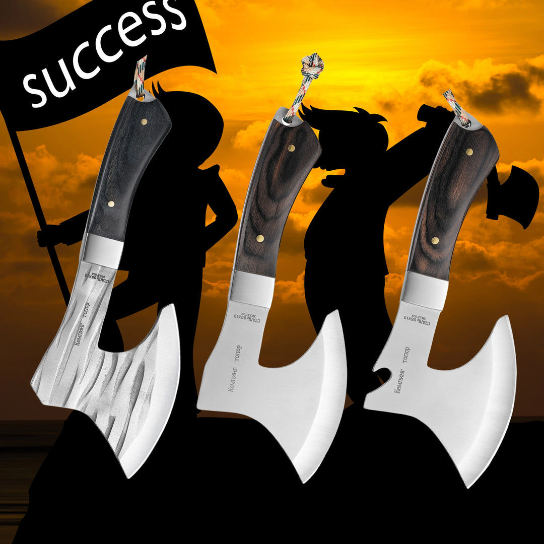 Outdoor axe knife Tomahawk Axes Hatchet Camping Hand Fire Stainless Steel Axe Boning Knife For Chopping Meat Bones Outdoor Tools
