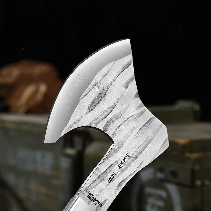Outdoor axe knife Tomahawk Axes Hatchet Camping Hand Fire Stainless Steel Axe Boning Knife For Chopping Meat Bones Outdoor Tools