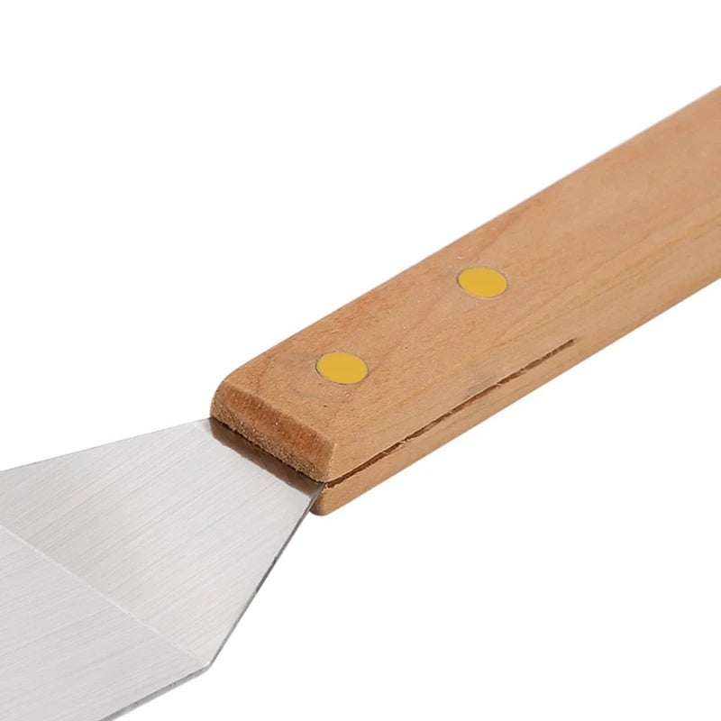 BBQ Tool Set Grilling Tool Spatulas, Fork, Tongs Grills Utensils with Wooden Handle NonSlip Grilling Accessories Drop Shipping