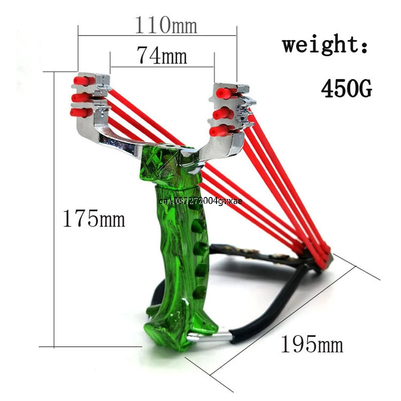 High Precision Slingshot Outdoor Sports Hunting Accessories Sling Shot Shoot Elastic Card Ball Rubber Band Catapult Tirachinas