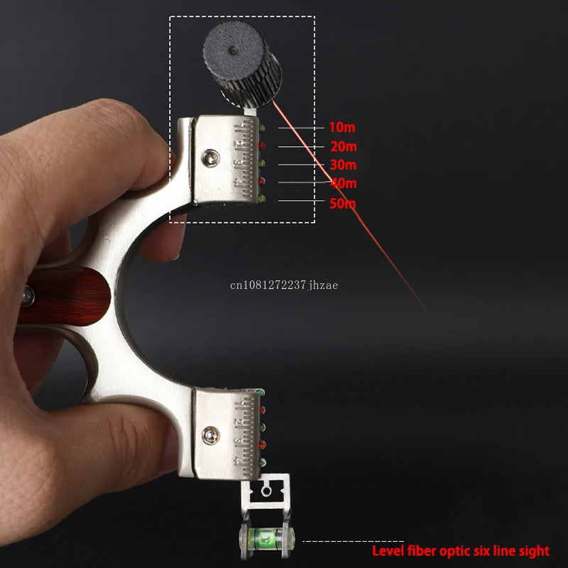 Alloy Slingshot with Rubber Band Sling shot slingsshot for hunting kit High Power Card Slingshots Games For Fishing