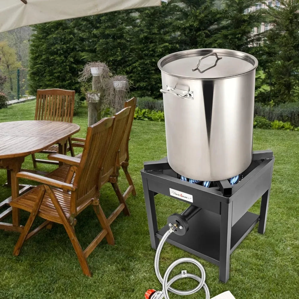 Camp Range Chef Griddle Outdoor Kitchen Garden grill propane gas 20PSIG high pressure cook Stove Burner estufa Quemador cusina