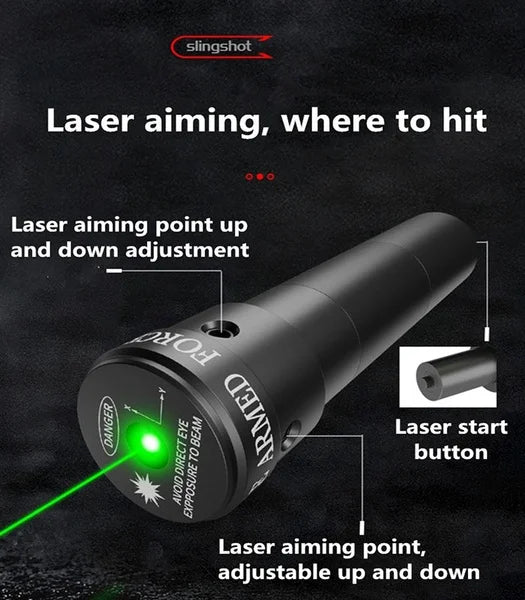 Hunting Slingshot Adjustable Fiber Optic Sight Steel Sling Shot Catapult Slingshots Replacement Rubber Bands Shoot Ammo Balls