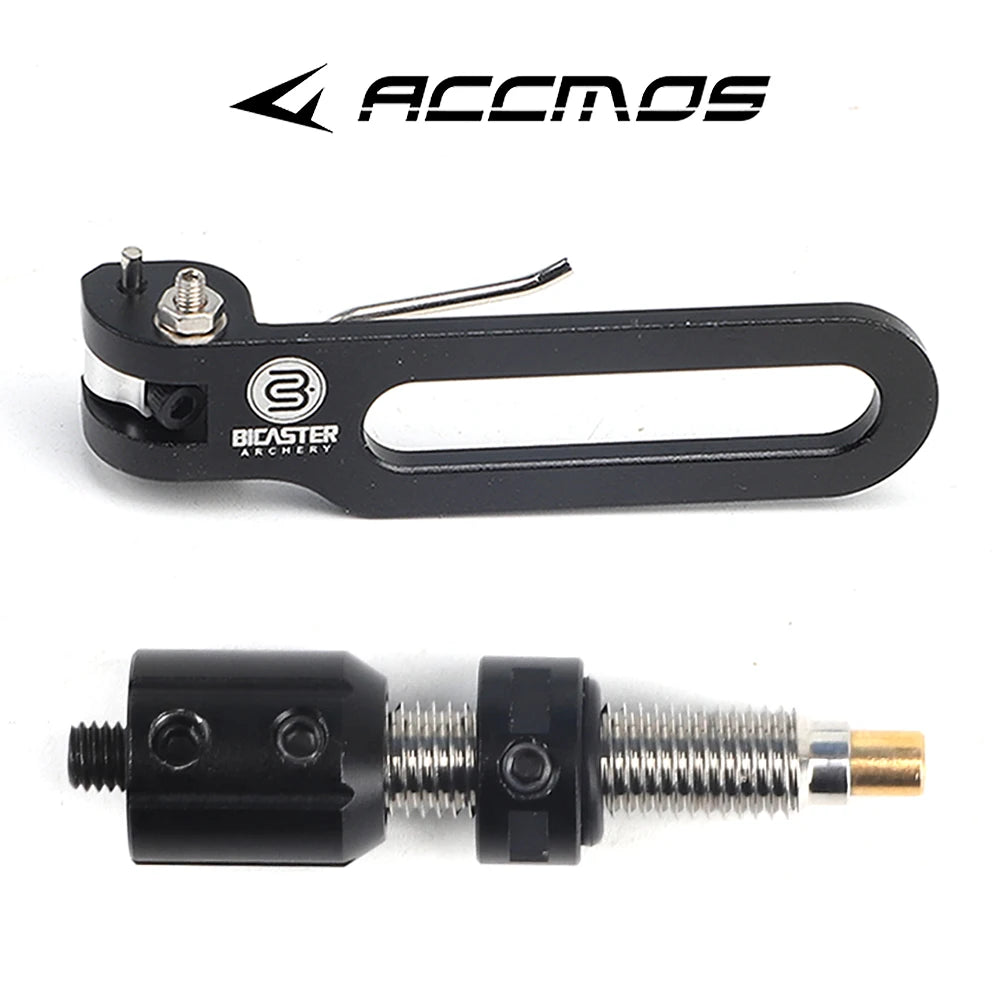 Bicaster Archery Arrow Rest + Cushion Plunger Copper Core LH/RH for Recurve Bows Hunting Shooting Accessories
