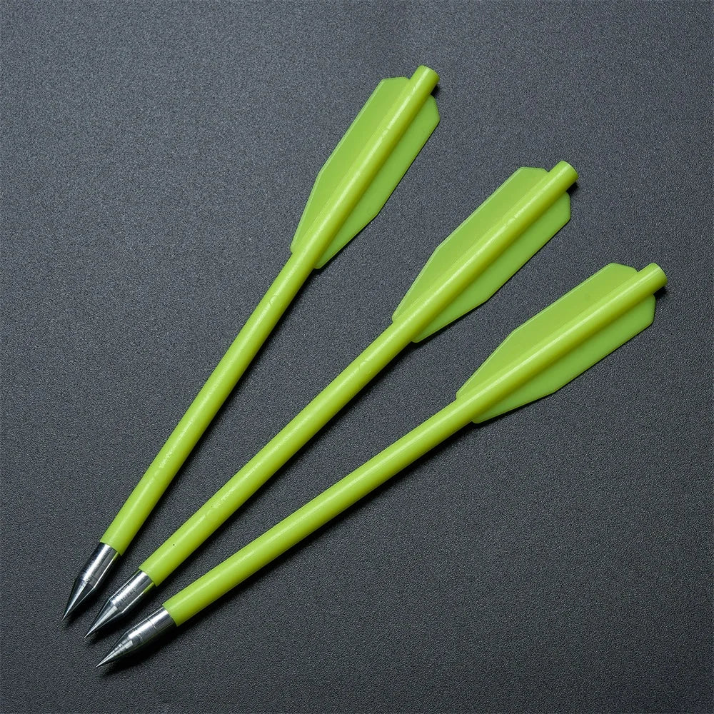 6.25" Short Arrows 5.8mm Plastic Shaft Archery Arrow Metal Tips Outdoor Shooting Training Practice or Hunting Darts Accessories