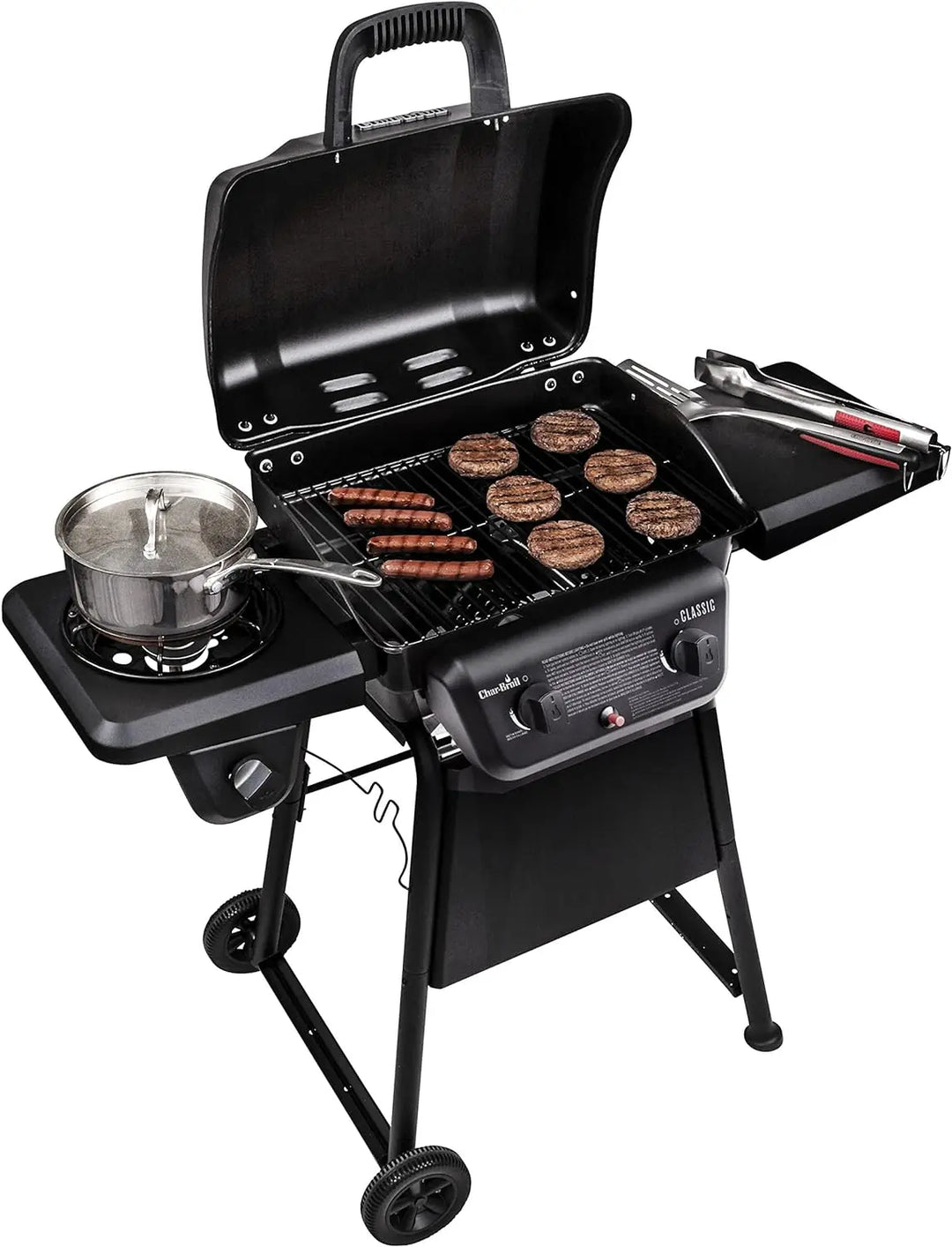 Classic Series™ Convective 2-Burner with Side Burner Propane Gas Stainless Steel Grill - 463672817-P2
