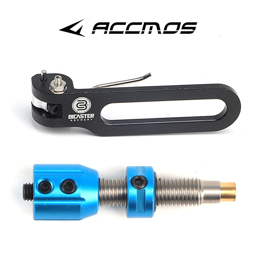 Bicaster Archery Arrow Rest + Cushion Plunger Copper Core LH/RH for Recurve Bows Hunting Shooting Accessories