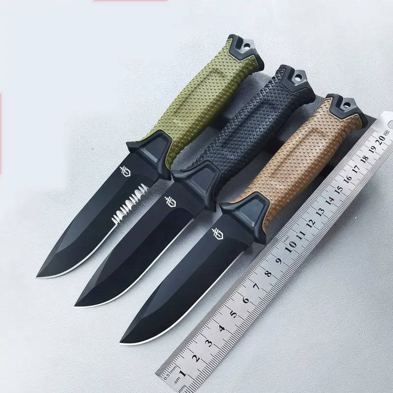 Classic Outdoor Survival and Self Defense Tactics: Direct Wilderness, Portable Exploration Tool, Military Knife, Camping Knife