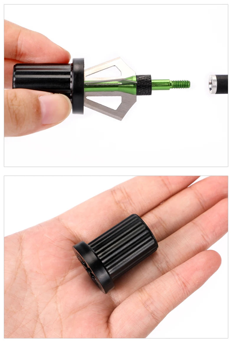 Arrow Head Wrench 3*2.5*2.5cm in Plastic Assemble and Disassemble Tip Arrow Accessory for Archery Hunting