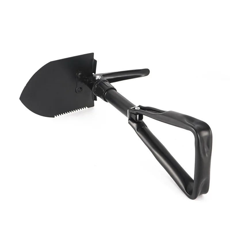 Outdoor Sapper Shovel Vehicle Folding Shovel Medium Camping Shovel Fishing Emergency Survival Self-defense Shovel Shovel Tool