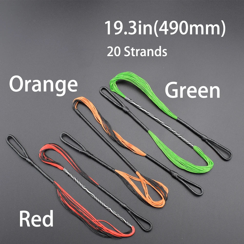 Crossbow String Archery Bow Replacement String HMPE 1600D Bowstring Material for Adder EK R9 and Others Crossbow Red/Green