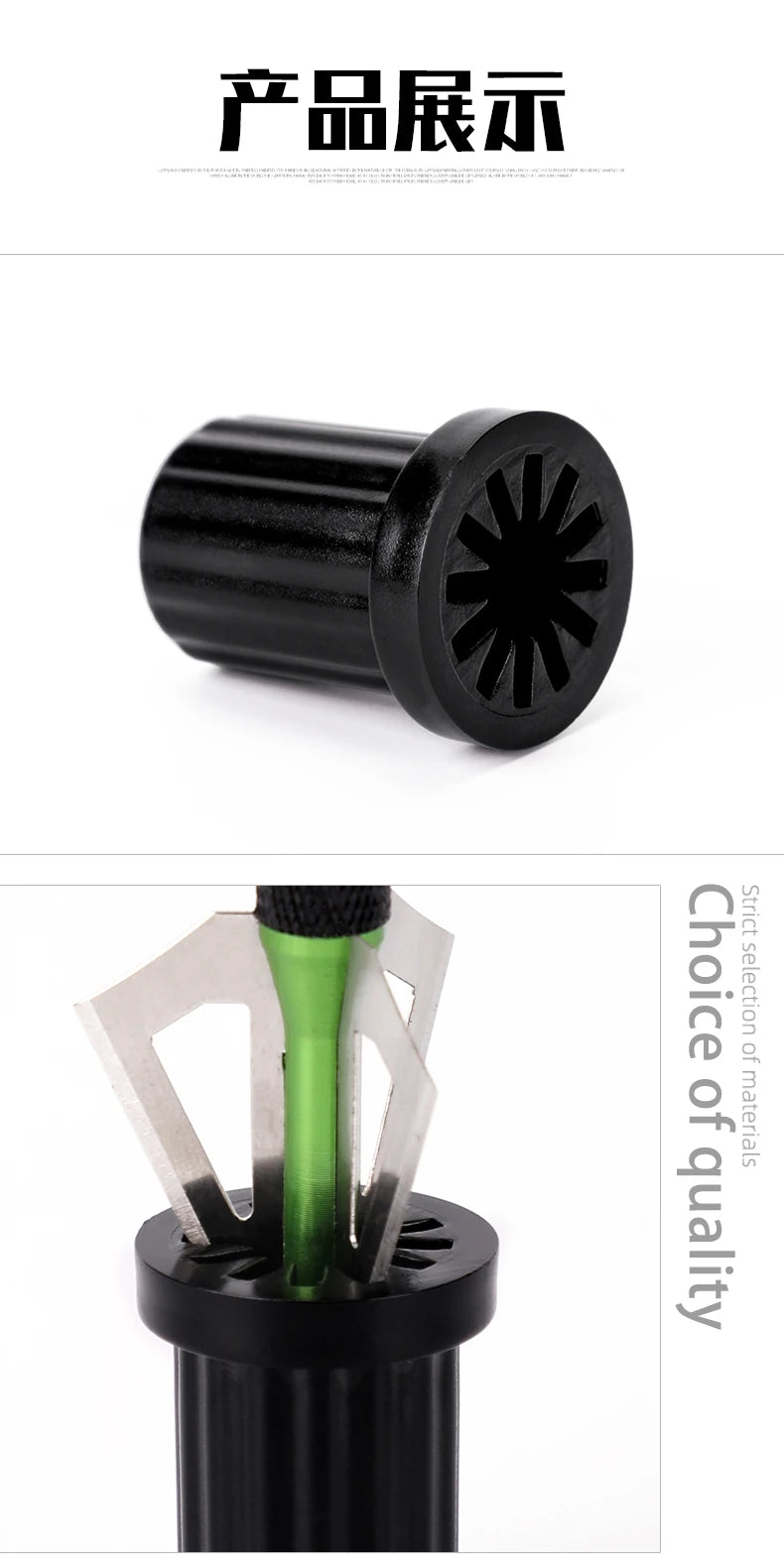 Arrow Head Wrench 3*2.5*2.5cm in Plastic Assemble and Disassemble Tip Arrow Accessory for Archery Hunting