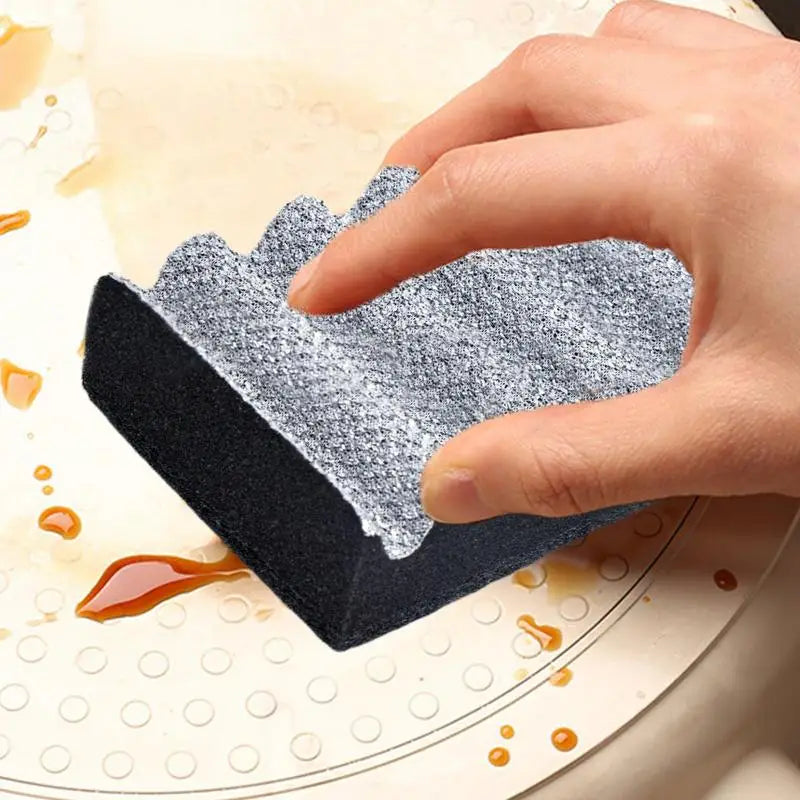 Grilling Cleaning Brush Pan Cleaning Brush Scouring Pad Outdoor Grill Accessories BBQ Cleaning Brush Household Kitchen Utensils