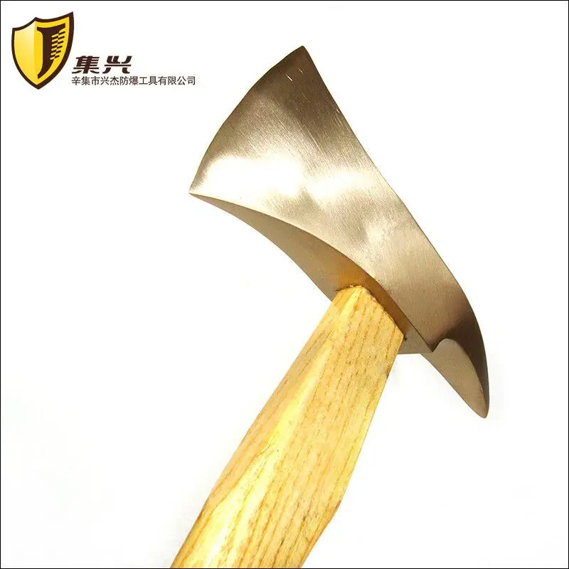 Explosion proof wooden handle fire axe Explosion proof axe 1kg/1.5kg/2kg suitable for flammable and explosive occasions