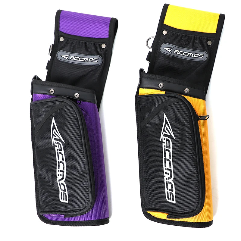 7 Color Arrow Quiver Outdoor Archery Hunting Bow Bag Recurve Compound Arrow Bow Release Hold Adjustable Arrow Strap Reverse Hold